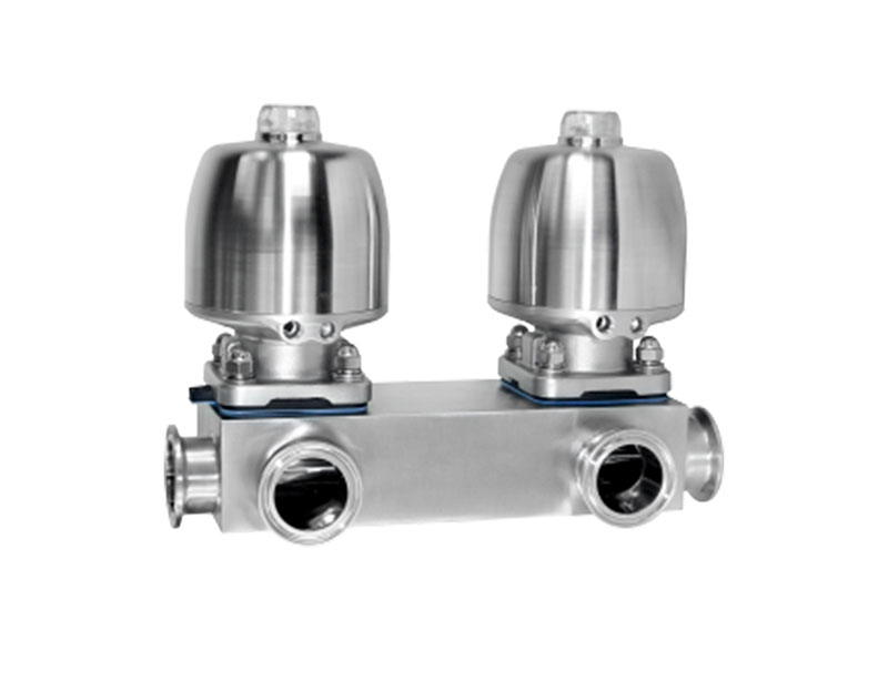 Combined multi port diaphragm valve